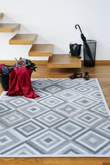 Divpusējais šenila paklājs Narma smartWeave TAHULA, sudraba krāsā - dažādi izmēri, Narma kahepoolne smartWeave® šenillvaip Tahula, hõbe, 140 x 200 cm цена и информация | Ковры | 220.lv