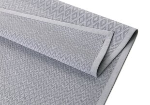 Divpusējais šenila paklājs Narma smartWeave Are, sudraba krāsā - dažādi izmēri, Narma kahepoolne smartWeave® šenillvaip Are, hõbedane, 100 x 160 cm cena un informācija | Paklāji | 220.lv