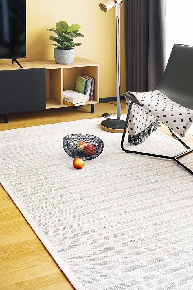 Divpusējais šenila paklājs Narma smartWeave Oola, baltā krāsā - dažādi izmēri, Narma kahepoolne smartWeave® šenillvaip Oola, valge, 160 x 230 cm cena un informācija | Paklāji | 220.lv