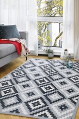 Divpusējais šenila paklājs Narma smartWeave Saka, sudraba krāsā - dažādi izmēri, Narma kahepoolne smartWeave® šenillvaip Saka, hõbedane, 140 x 200 cm cena un informācija | Paklāji | 220.lv