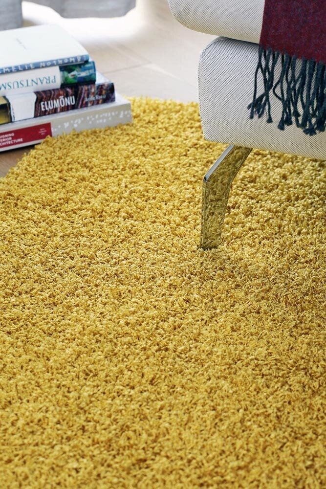 Narma bārkšu paklājs SPICE, dzeltenā krāsā - dažādi izmēri, Narma narmasvaip Spice, kollane, 300 x 400 cm cena un informācija | Paklāji | 220.lv