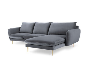 Stūra dīvāns Cosmopolitan Design Florence 5S, pelēks cena un informācija | Stūra dīvāni | 220.lv