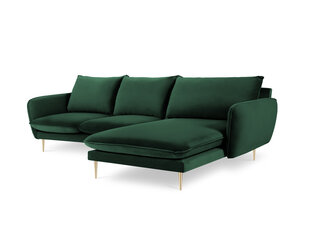 Stūra dīvāns Cosmopolitan Design Florence 5S, tumši zaļš cena un informācija | Stūra dīvāni | 220.lv