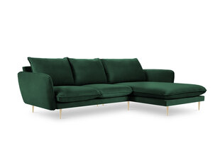 Stūra dīvāns Cosmopolitan Design Florence 5S, tumši zaļš цена и информация | Угловые диваны | 220.lv