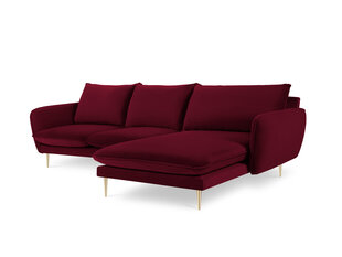 Stūra dīvāns Cosmopolitan Design Florence 5S, sarkans cena un informācija | Stūra dīvāni | 220.lv