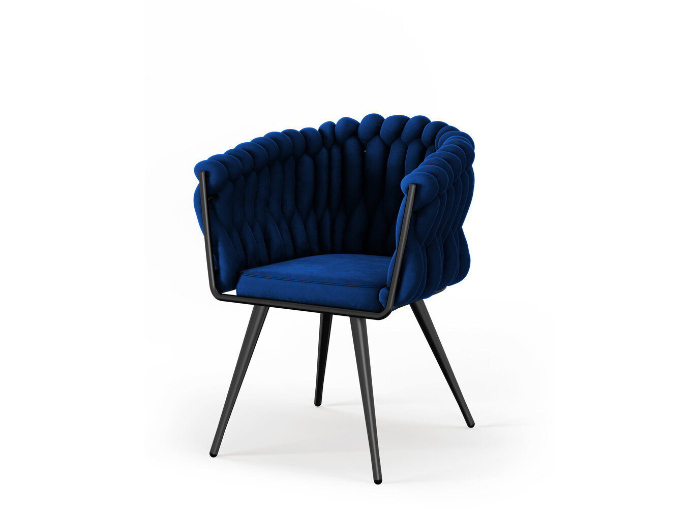 Krēsls Cosmopolitan Design Shirley, zils cena un informācija | Virtuves un ēdamistabas krēsli | 220.lv