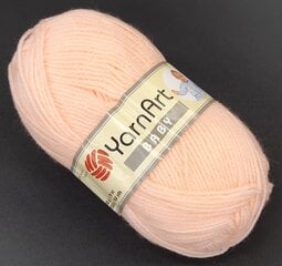 Нитки для вязания YarnArt Baby, цвет светло-оранжевый 204K цена и информация | Принадлежности для вязания | 220.lv