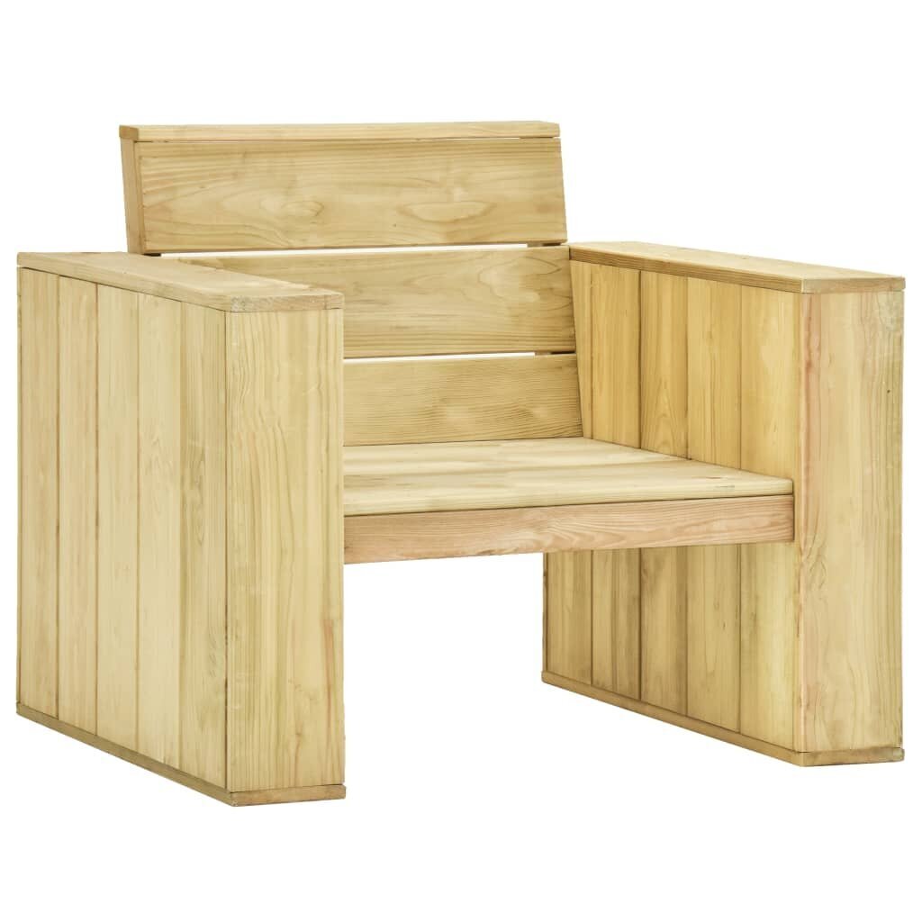 Dārza krēsli vidaXL, rūtaini matrači, 2 gab. cena un informācija | Dārza krēsli | 220.lv