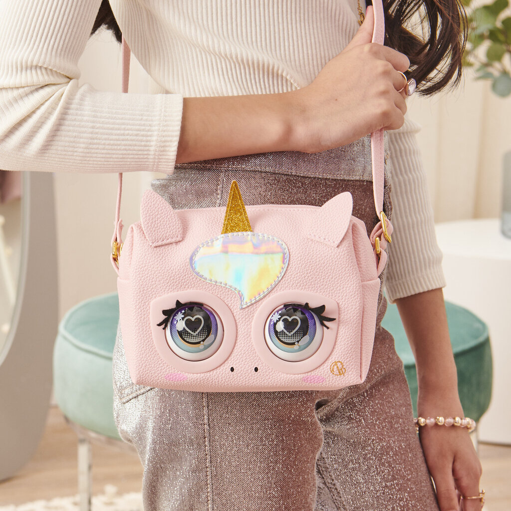 Interaktīvā rokassoma Vienradzis Glamicorn Purse Pets цена и информация | Rotaļlietas meitenēm | 220.lv