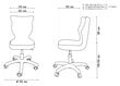Ergonomisks bērnu krēsls Entelo Good Chair Petit VS03 4, balts/pelēks цена и информация | Biroja krēsli | 220.lv