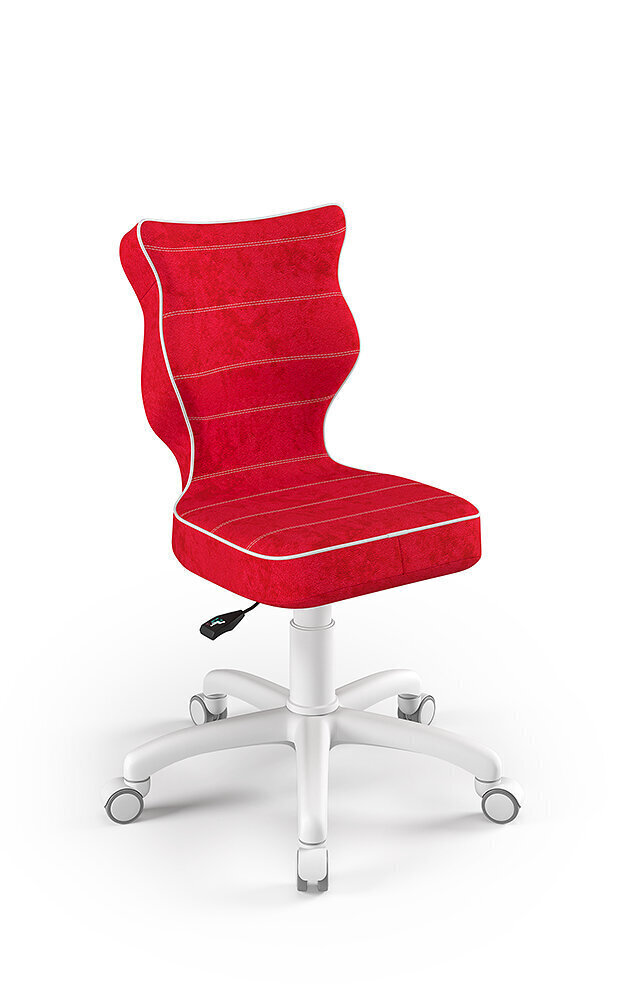 Ergonomisks bērnu krēsls Entelo Good Chair Petit VS09 4, balts/sarkans cena un informācija | Biroja krēsli | 220.lv