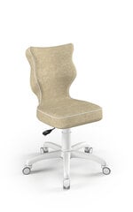 Ergonomisks bērnu krēsls Entelo Good Chair Petit VS26 4, baltas/smilškrāsas cena un informācija | Biroja krēsli | 220.lv