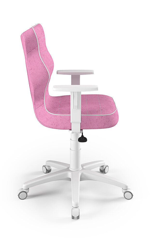 Biroja krēsls Entelo Good Chair Duo VS08 5, balts/rozā cena un informācija | Biroja krēsli | 220.lv