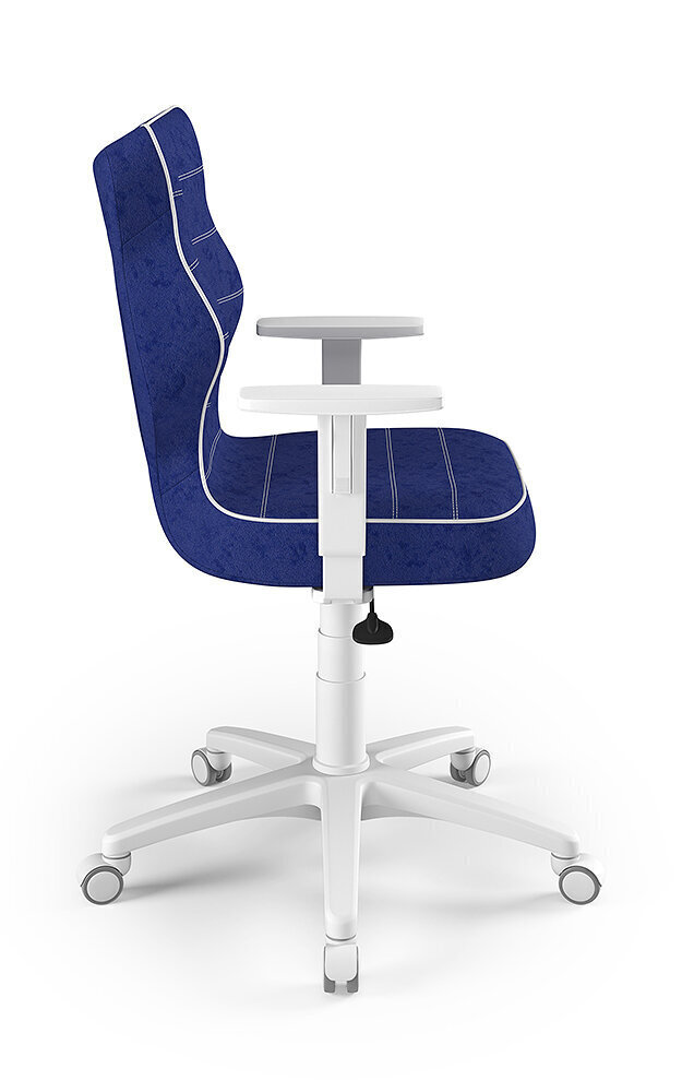 Biroja krēsls Entelo Good Chair Duo VS06 6, balts/zils cena un informācija | Biroja krēsli | 220.lv