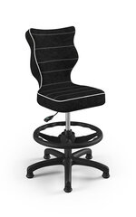 Эргономичный детский стул Entelo с подставкой для ног Good Chair Petit VS01 4, черный/белый цена и информация | Офисные кресла | 220.lv