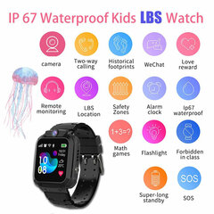 Детские умные часы XLH Black s12 (Пересмотрено A+) цена и информация | Смарт-часы (smartwatch) | 220.lv