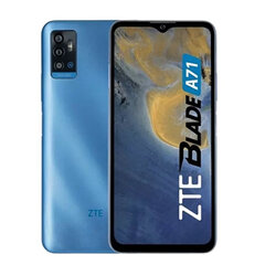 Смартфон ZTE A71 Синий 3 Гб 64 Гб 6,52" SC9863A цена и информация | Мобильные телефоны | 220.lv