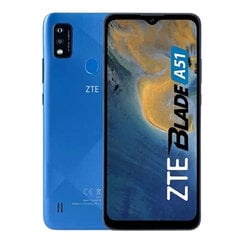 ZTE A51 SC9863A Blue cena un informācija | ZTE Mobilie telefoni, planšetdatori, Foto | 220.lv