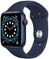 Apple Watch Series 6 44mm Blue Aluminum/Deep Navy Sport Band цена и информация | Viedpulksteņi (smartwatch) | 220.lv