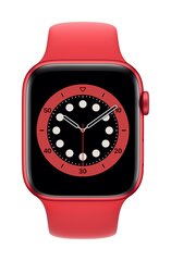 Viedpulkstenis Apple Watch Series 6 (GPS + Cellular LT, 44 mm) — (PRODUCT)RED sarkans alumīnija korpuss ar (PRODUCT)RED sporta siksniņu cena un informācija | Viedpulksteņi (smartwatch) | 220.lv