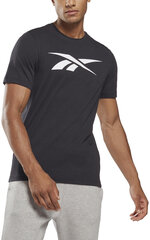 Reebok T-Krekli Gs Vector Tee Black HD4000 HD4000/M цена и информация | Мужские футболки | 220.lv