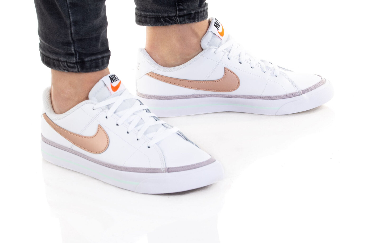 Nike Apavi Court Legacy White DA5380 112 cena un informācija | Sporta apavi sievietēm | 220.lv