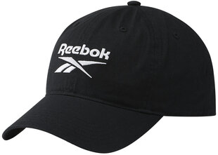 Reebok Cepures Te Logo Cap Black GP0124 GP0124/OSFM цена и информация | Мужские шарфы, шапки, перчатки | 220.lv