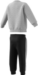 Cпортивный костюм Adidas I Bos Jog Ft Black Grey HF8819 HF8819/86 цена и информация | Штаны для мальчиков | 220.lv