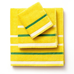 Набор полотенец Benetton, жёлтый (3шт) цена и информация | Полотенца | 220.lv
