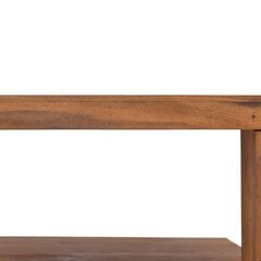 vidaXL kafijas galdiņš, 65x65x33 cm, masīvs tīkkoks cena un informācija | Žurnālgaldiņi | 220.lv