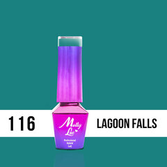 Gel lakas Molly Lac - Lagoon Falls 5ml Nē 116 cena un informācija | Nagu lakas, stiprinātāji | 220.lv