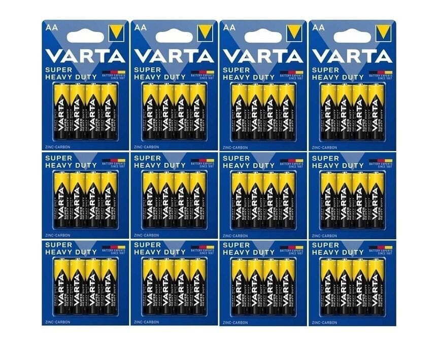 Varta Elements Super Heavy Duty AA, 48gab cena un informācija | Baterijas | 220.lv