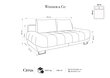 Trīsvietīgs dīvāns Windsor and Co Cirrus, velūrs, zaļš cena un informācija | Dīvāni | 220.lv