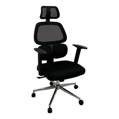 Biroja krēsls ar galvas balstu Astan Hogar, melns цена и информация | Офисные кресла | 220.lv