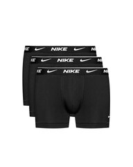 Мужские боксеры Nike EVERYDAY COTTON STRETCH TRUNK 3 шт, черные цена и информация | Мужские трусы Nek, черные | 220.lv