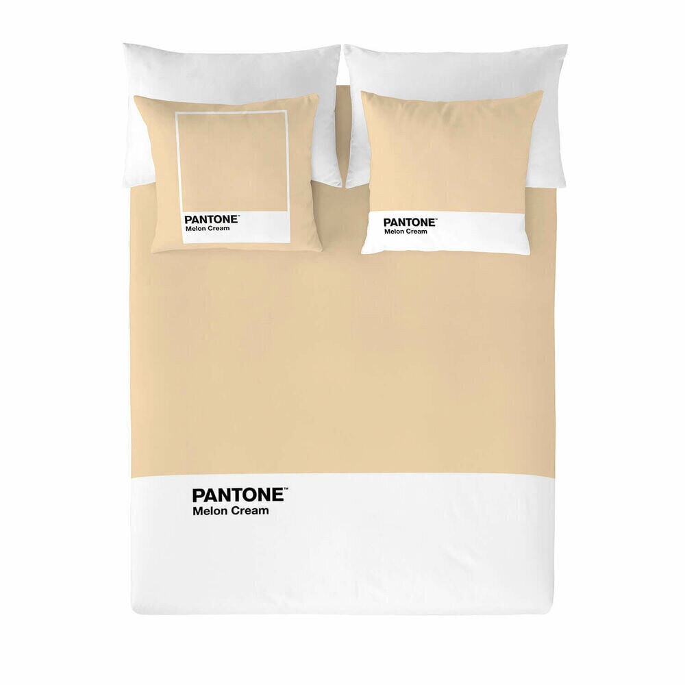 Ziemeļu pārvalks Pantone Melon Cream (Gulta 135) cena un informācija | Gultas veļas komplekti | 220.lv