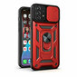 Triecienizturīgs telefona maciņš priekš Samsung Galaxy S21 ULTRA, sarkans цена и информация | Telefonu vāciņi, maciņi | 220.lv