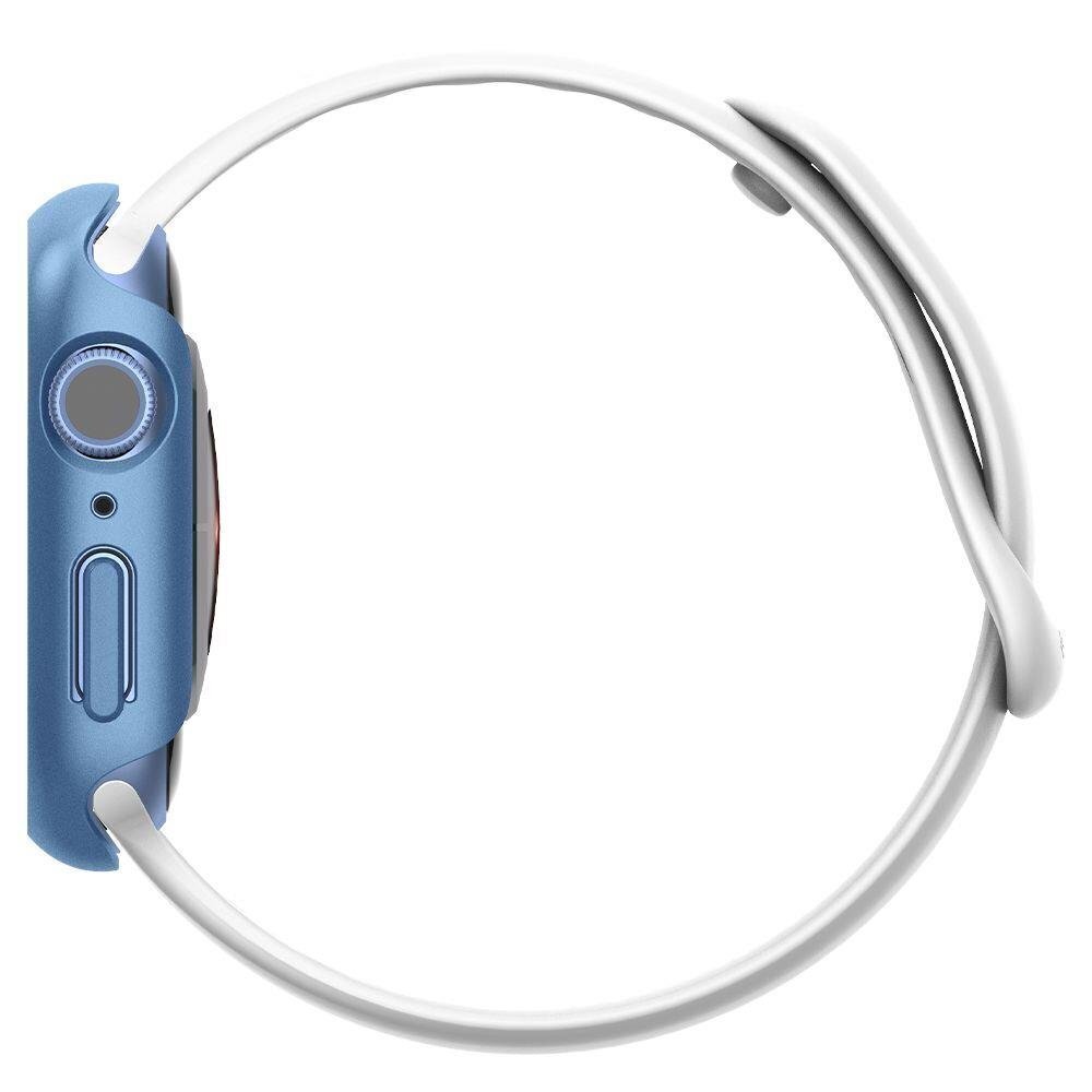 Aizsargmaciņš Spigen Thin Fit priekš Apple Watch 7, 41 mm, zils cena un informācija | Viedpulksteņu un viedo aproču aksesuāri | 220.lv