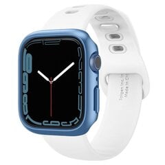 Aizsargmaciņš Spigen Thin Fit priekš Apple Watch 7, 41 mm, zils cena un informācija | Viedpulksteņu un viedo aproču aksesuāri | 220.lv
