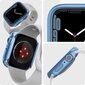 Aizsargmaciņš Spigen Thin Fit priekš Apple Watch 7, 41 mm, zils cena un informācija | Viedpulksteņu un viedo aproču aksesuāri | 220.lv