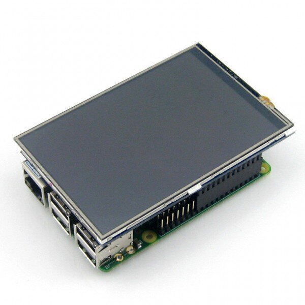 Waveshare rezistīvs skārienjutīgais ekrāns Raspberry Pi mikrodatoram - LCD IPS 4" цена и информация | Atvērtā koda elektronika | 220.lv