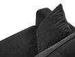Dīvāns Cosmopolitan Design Fano, melns/zeltainas krāsas cena un informācija | Dīvāni | 220.lv