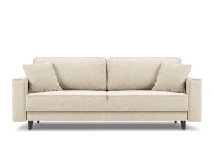 Dīvāns Cosmopolitan Design Fano, smilškrāsas/melns cena un informācija | Dīvāni | 220.lv