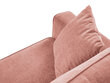 Dīvāns Cosmopolitan Design Fano, rozā/melns cena un informācija | Dīvāni | 220.lv