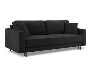 Dīvāns Cosmopolitan Design Fano, melns cena un informācija | Dīvāni | 220.lv