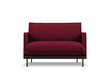 Dīvāns 1.5 Intereurs 86 Auguste, sarkans/melns cena un informācija | Dīvāni | 220.lv