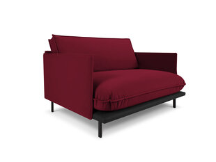Dīvāns 1.5 Intereurs 86 Auguste, sarkans/melns cena un informācija | Dīvāni | 220.lv