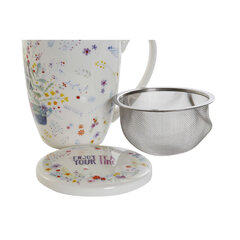 Tasīte ar tējas filtru DKD Home Decor, 380 ml, 2 gab. cena un informācija | Glāzes, krūzes, karafes | 220.lv