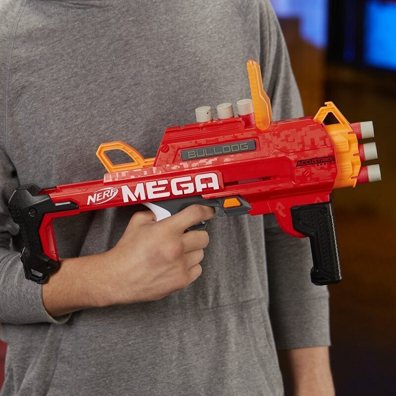 Nerf N-strike Mega Bulldog - 2 modes E3057 cena un informācija | Rotaļlietas zēniem | 220.lv