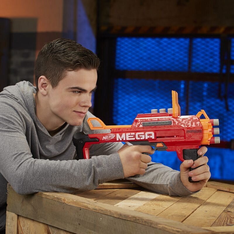 Nerf N-strike Mega Bulldog - 2 modes E3057 cena un informācija | Rotaļlietas zēniem | 220.lv